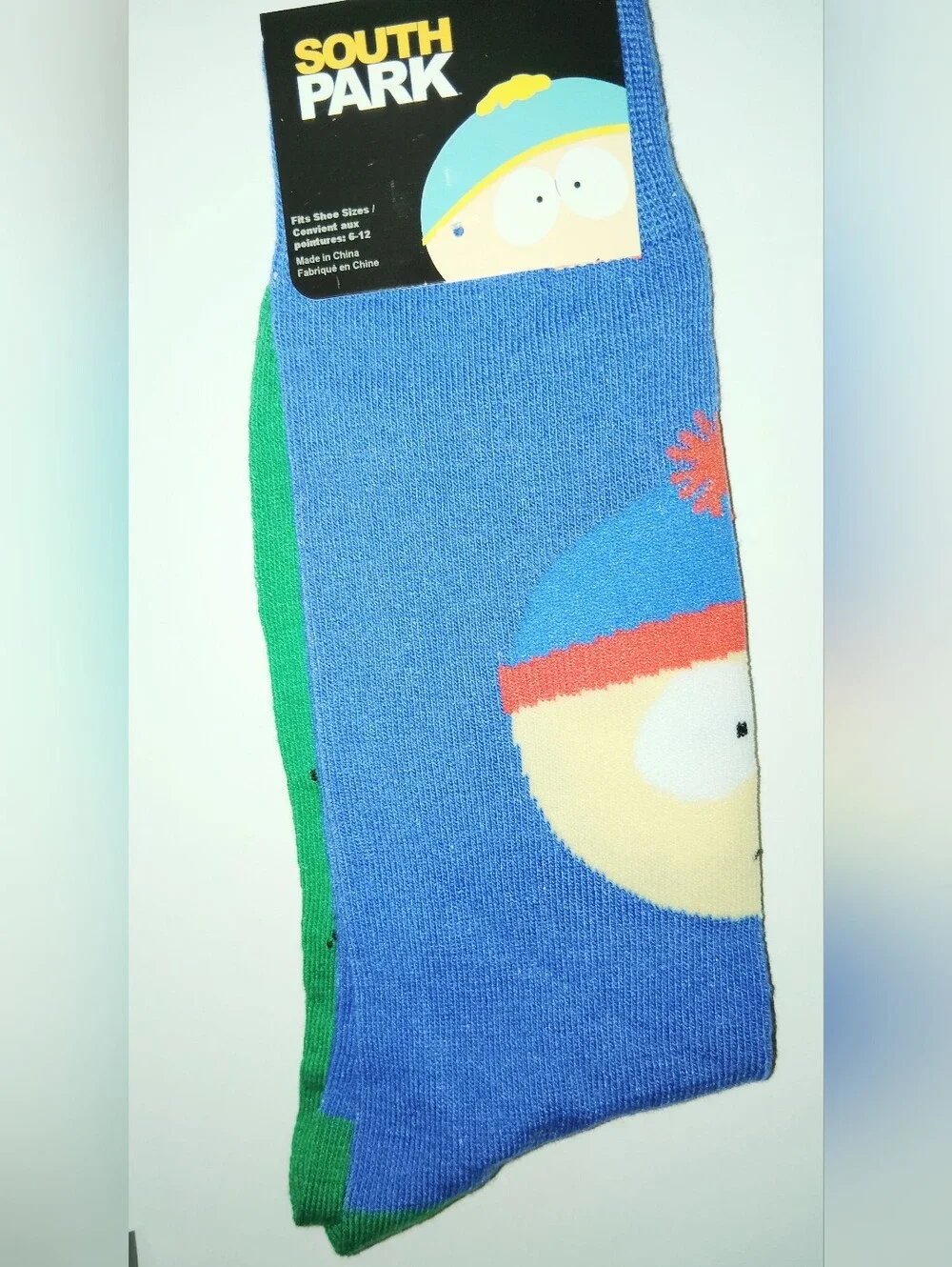 6 Unisex Southpark Crew Socks Cartman Stan Kyle Towelie Butters NWT